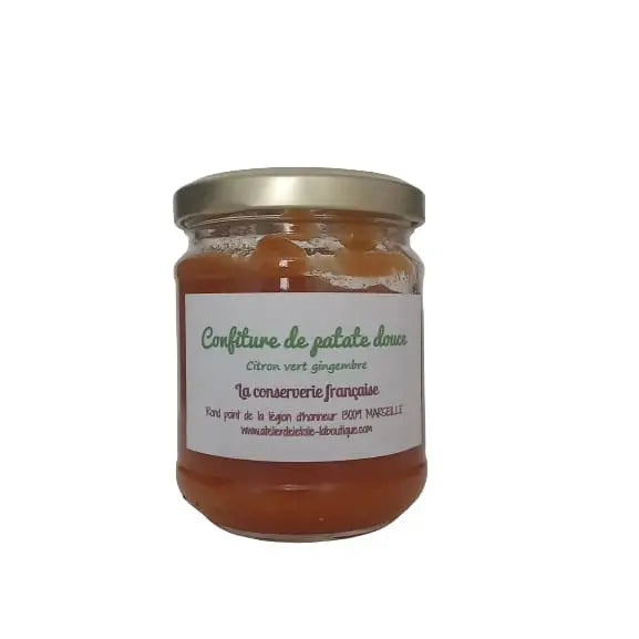 Confiture de patate douce citron vert et gingembre 170 gr. atelierdeletoile-boutique