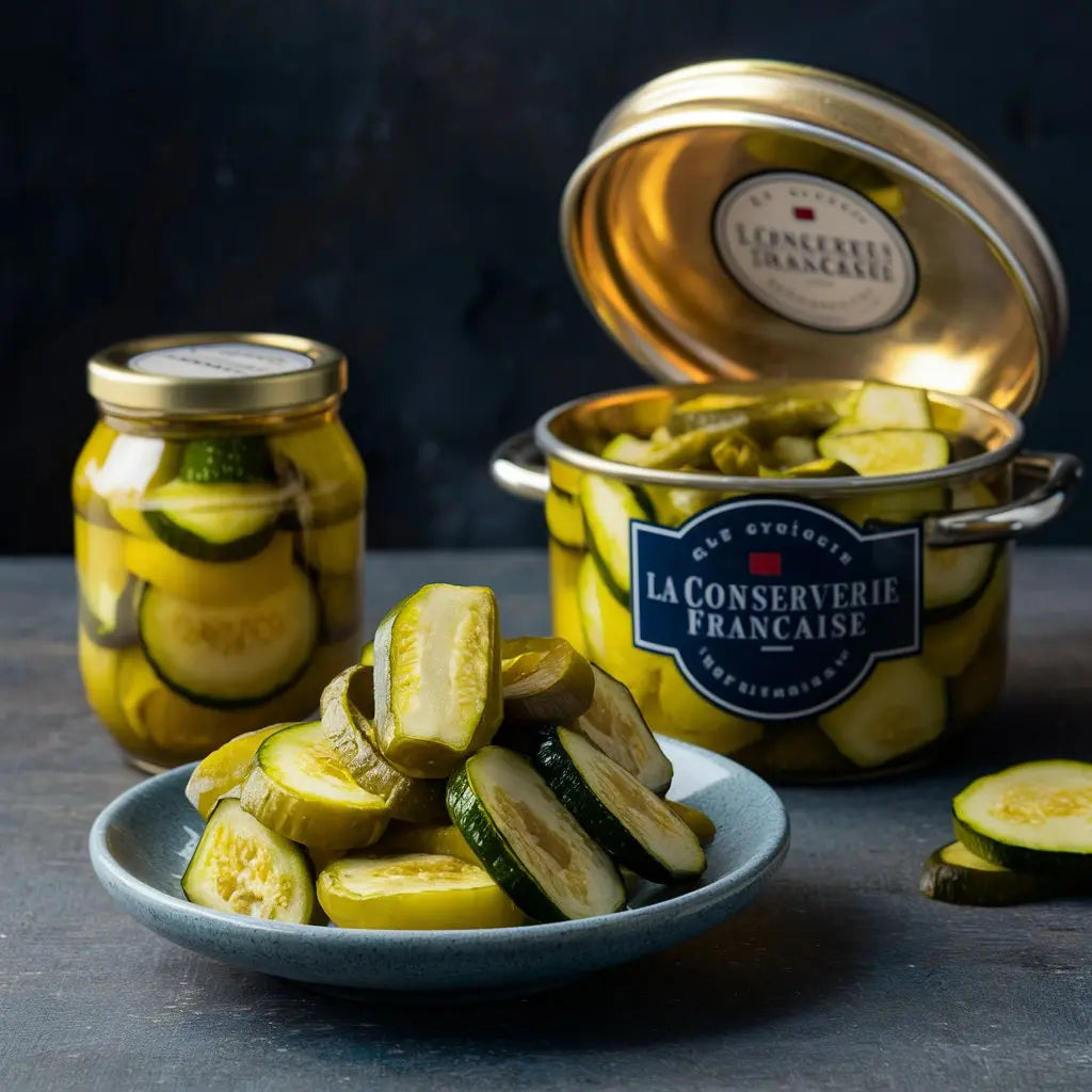 Pickles de courgettes sans sel et sans sucre ajouté 310 gr atelierdeletoile-boutique