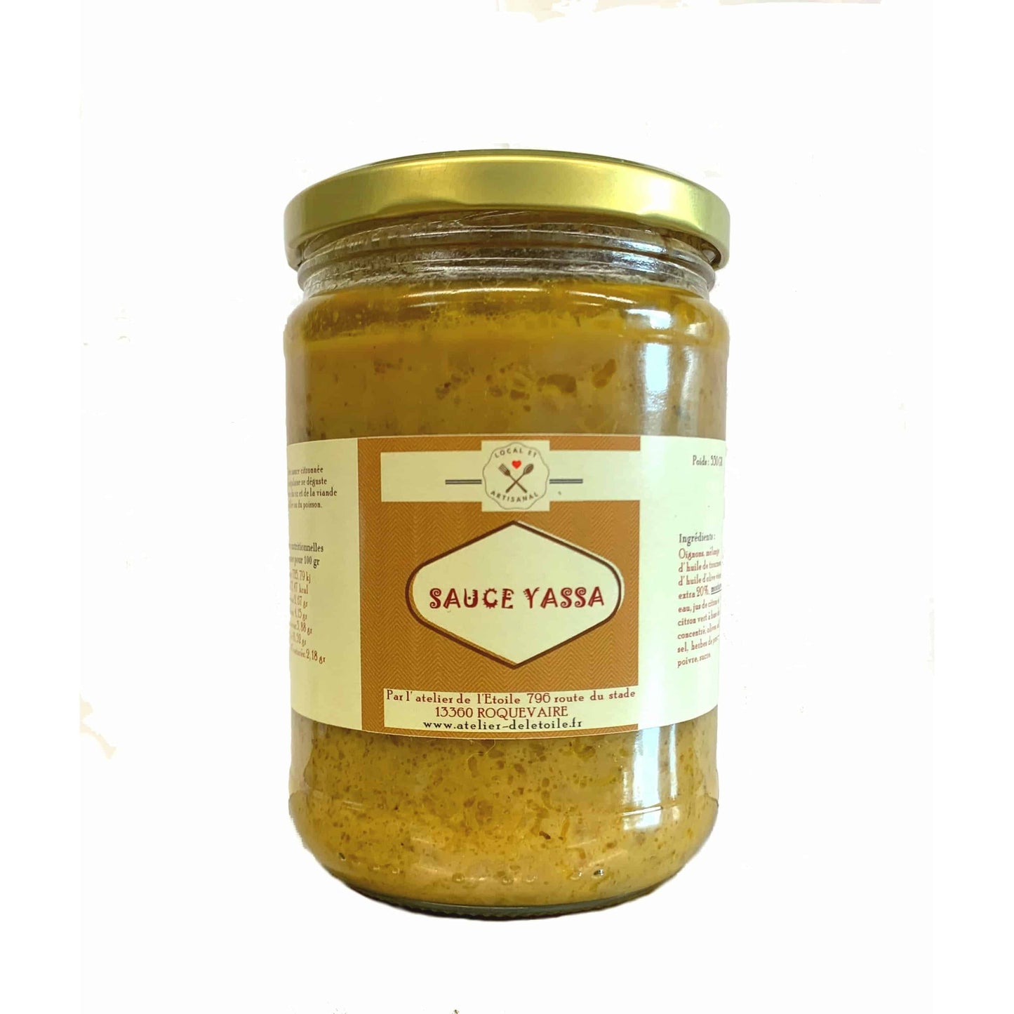 Sauce yassa 530 gr atelierdeletoile-boutique