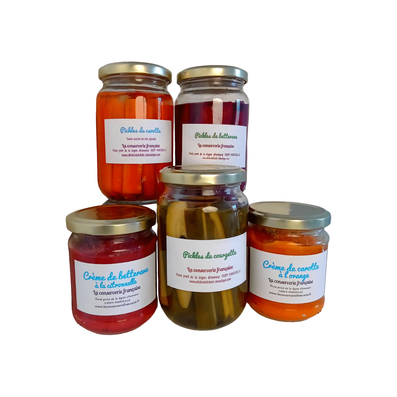 Coffret apéro pickles et crèmes de légumes LA CONSERVERIE FRANCAISE